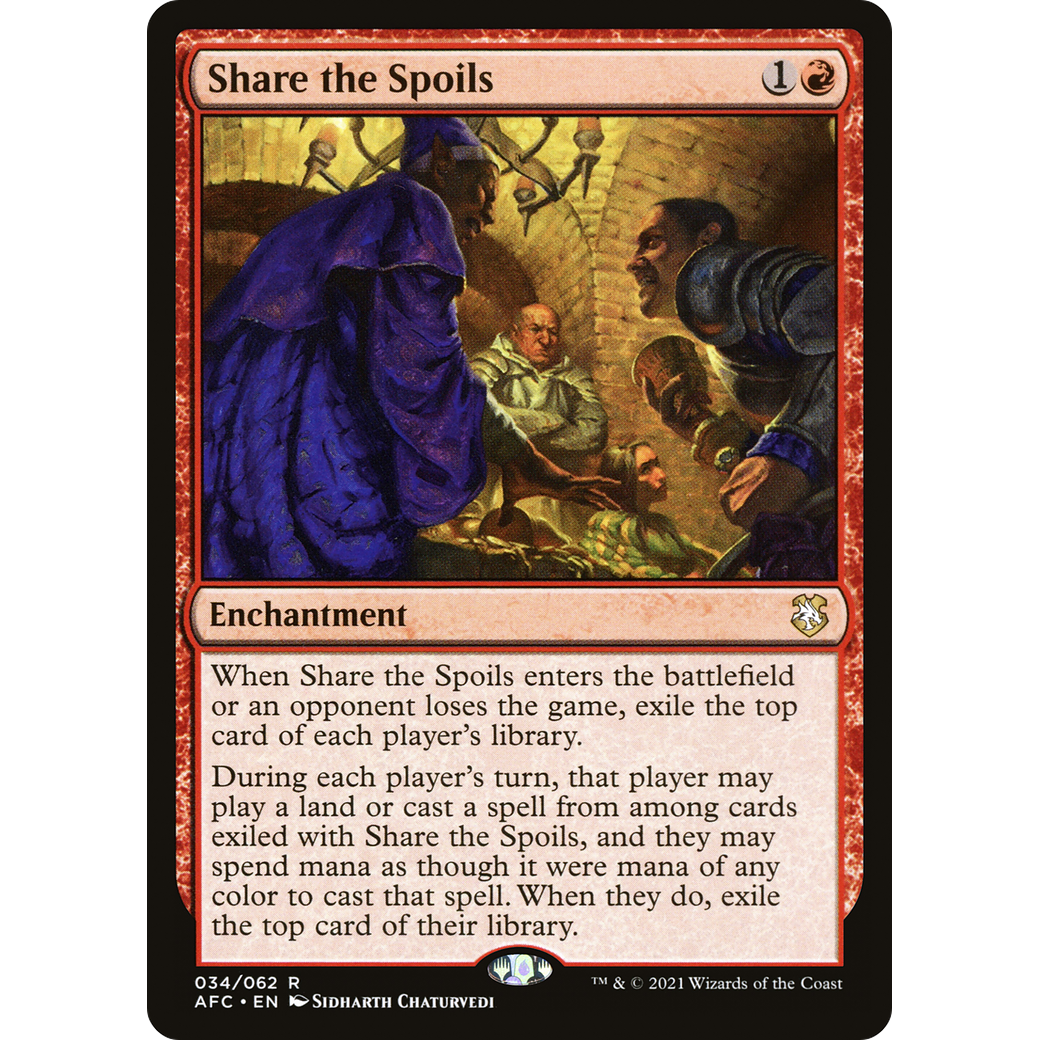 Share the Spoils (AFC-034) - Forgotten Realms Commander