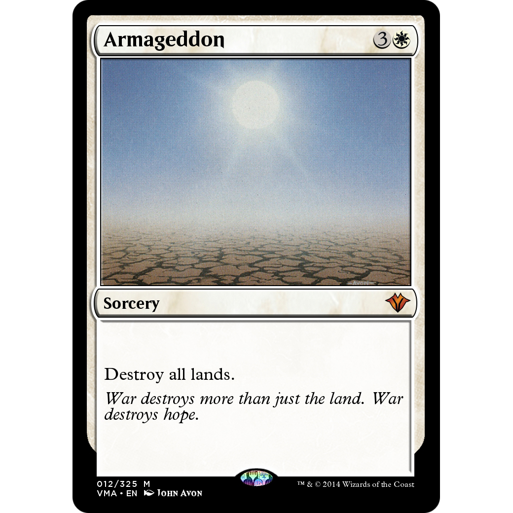Armageddon (VMA-012) - Vintage Masters Foil