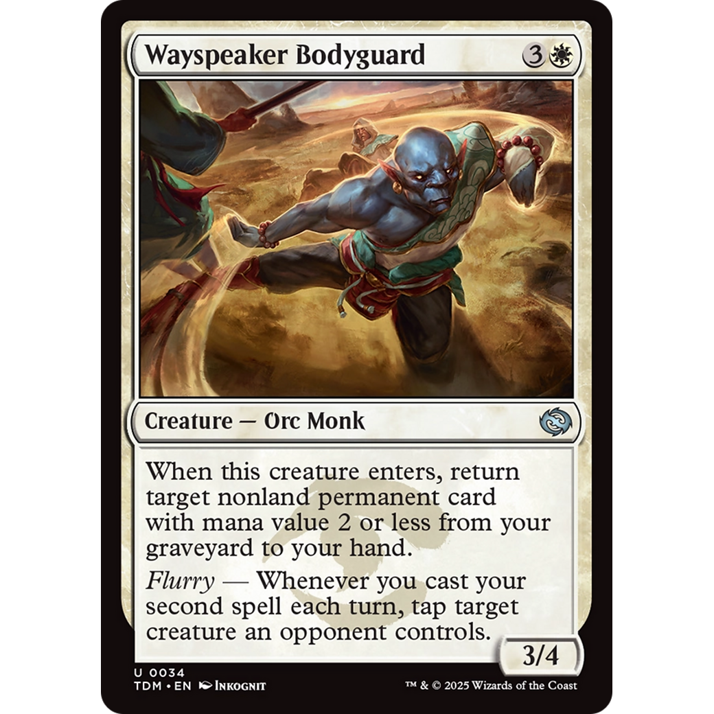 Wayspeaker Bodyguard (TDM-034) - Tarkir: Dragonstorm Foil