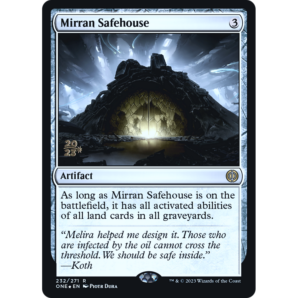 Mirran Safehouse (PRE-232S) - Phyrexia: All Will Be One Promos Foil