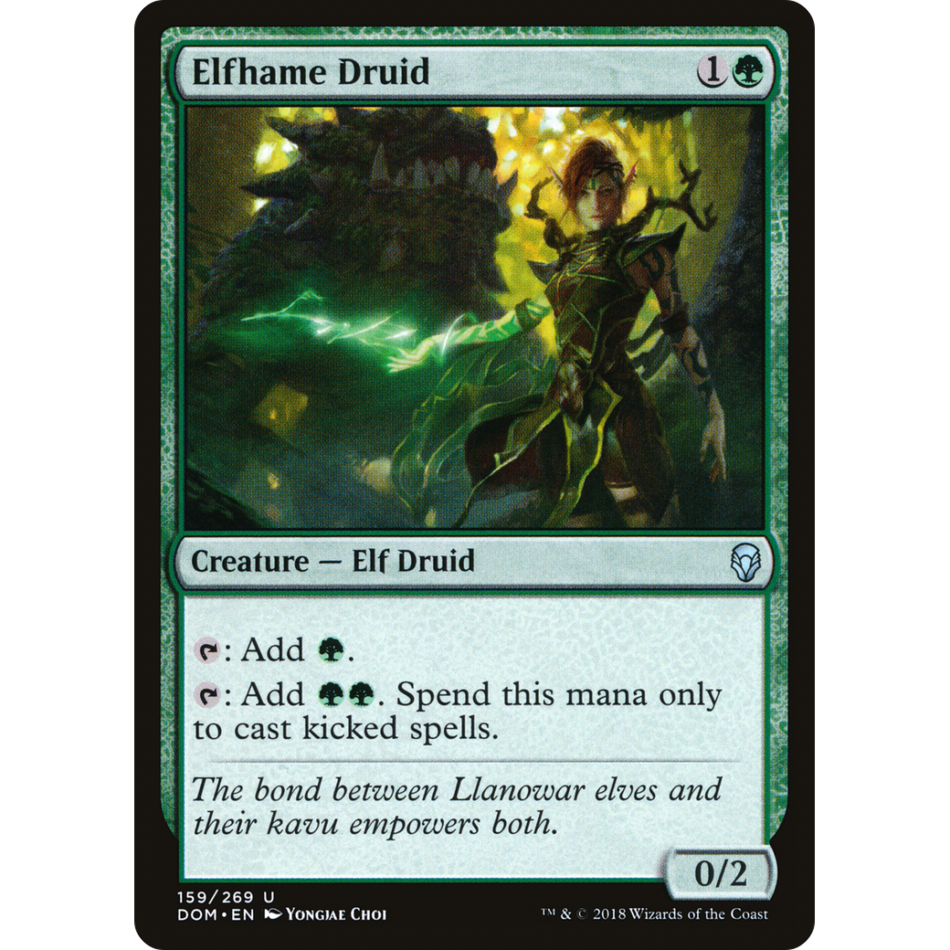 Elfhame Druid (DOM-159) - Dominaria Foil
