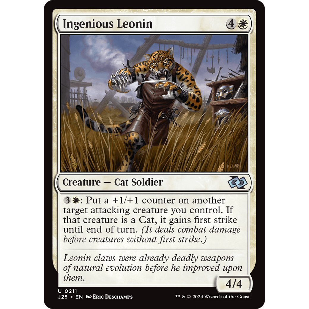 Ingenious Leonin (J25-211) - Foundations Jumpstart