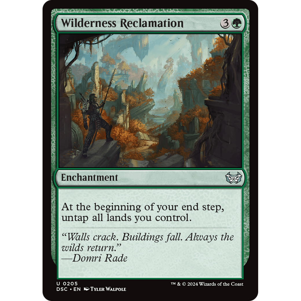 Wilderness Reclamation (DSC-205) - Duskmourn: House of Horror Commander