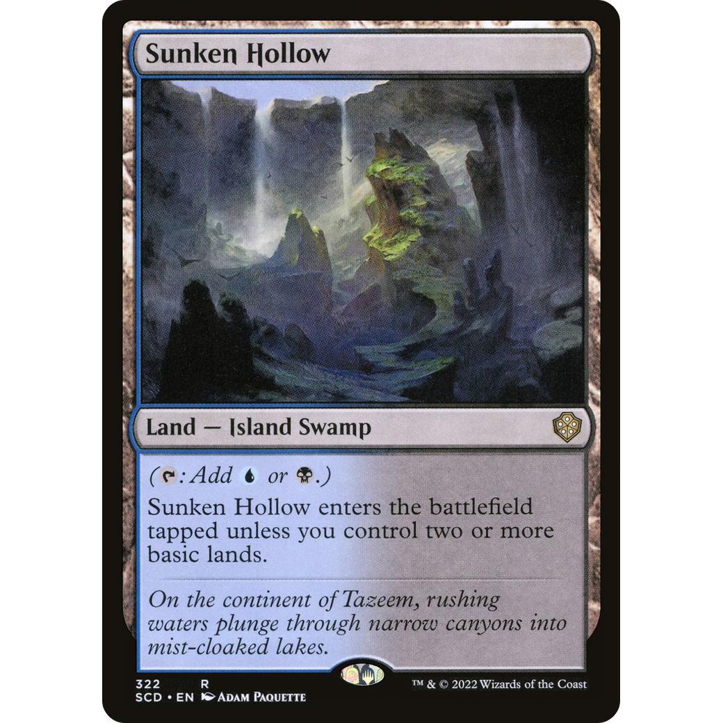 Sunken Hollow (SCD-322) - Starter Commander Decks