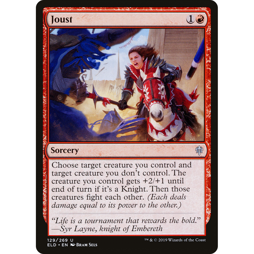 Joust (ELD-129) - Throne of Eldraine