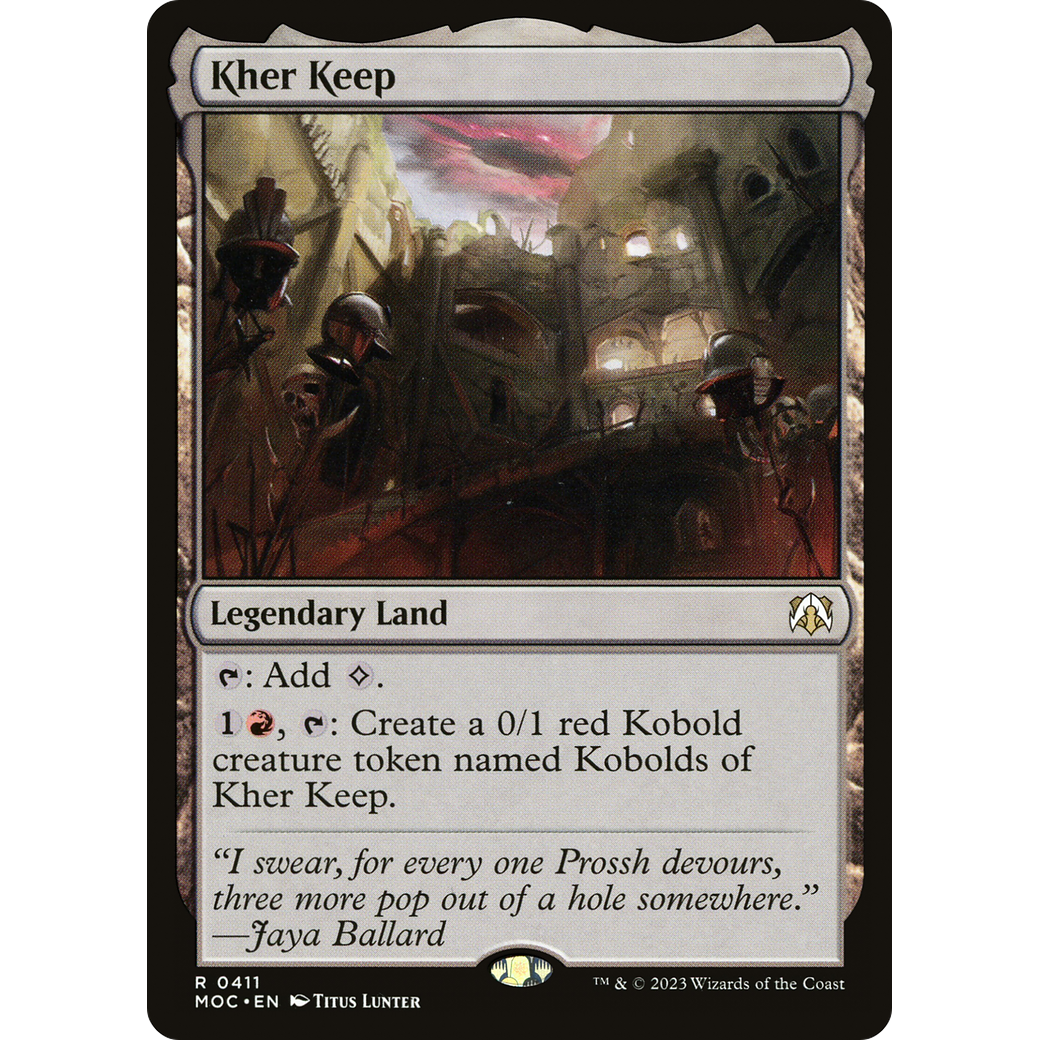Kher Keep (MOC-411) - March of the Machine Commander