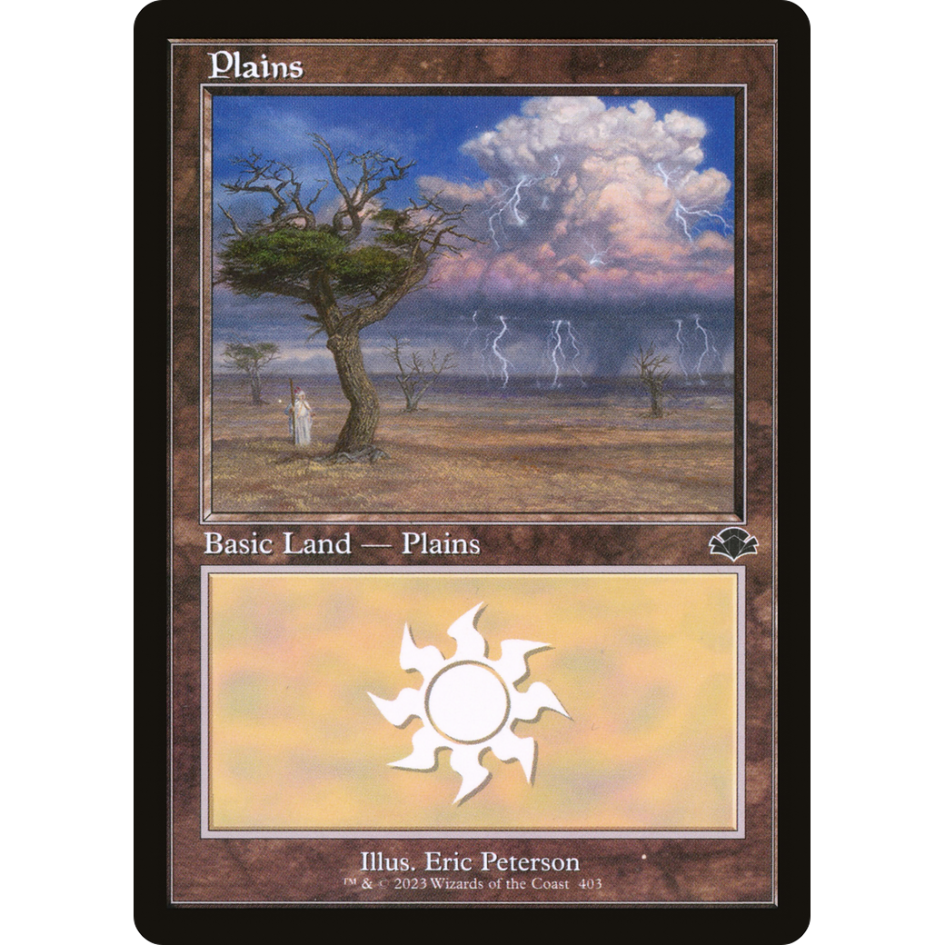 Plains (403) (Retro Frame) (DMR-403) - Dominaria Remastered