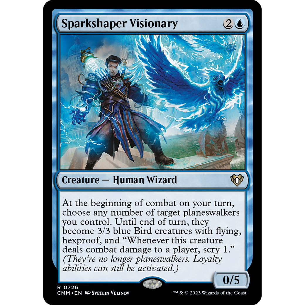 Sparkshaper Visionary (CMM-726) - Commander Masters