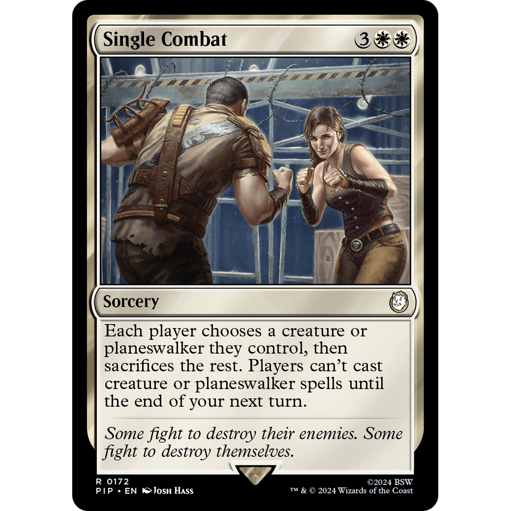 Single Combat (PIP-172) - Fallout Foil