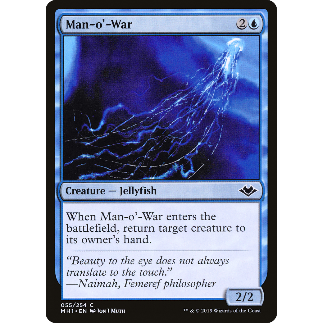 Man-o'-War (MH1-055) - Modern Horizons Foil