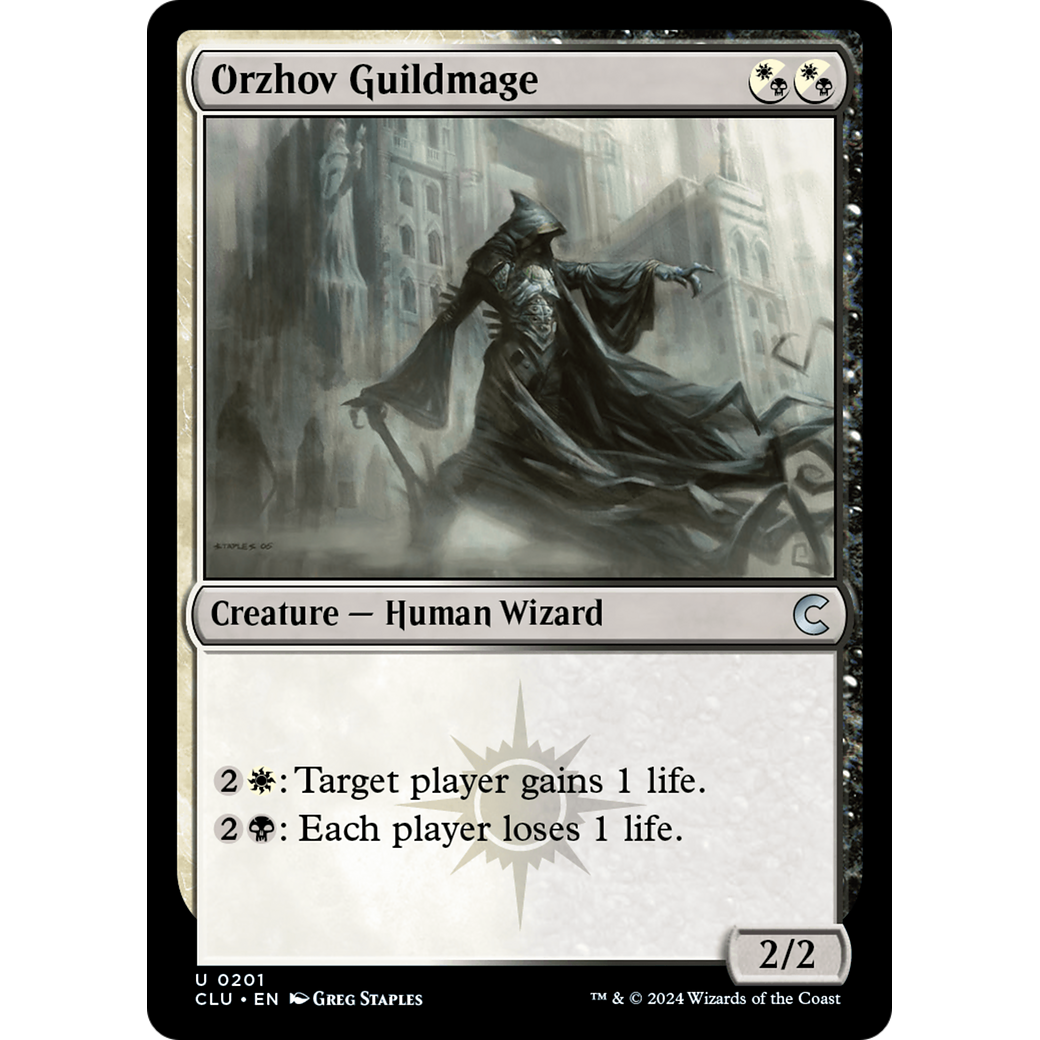 Orzhov Guildmage (CLU-201) - Ravnica: Clue Edition