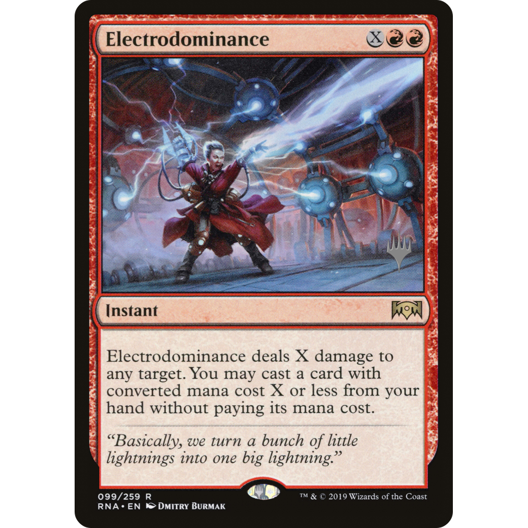 Electrodominance (PPELD-099) - Ravnica Allegiance Promos Foil