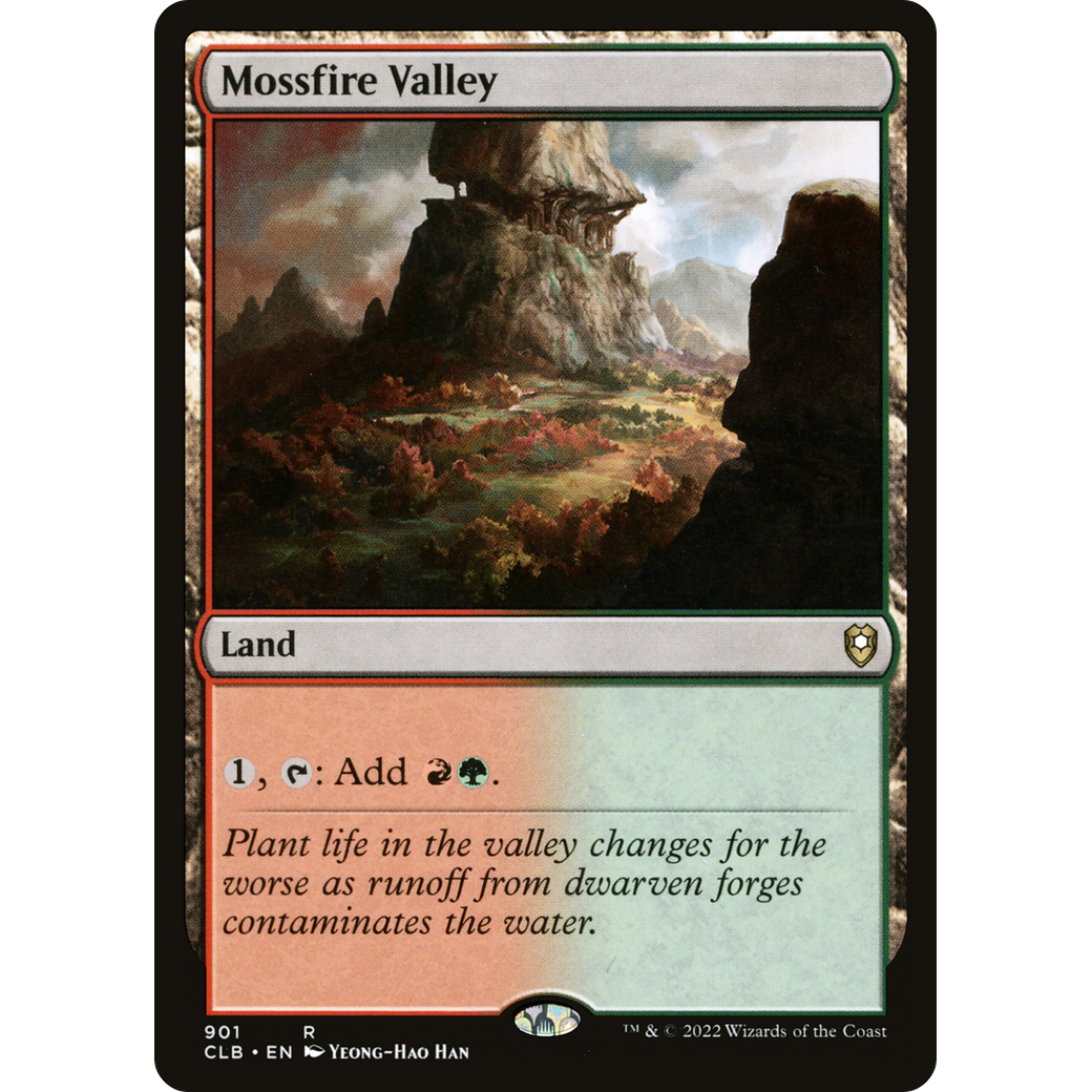 Mossfire Valley (CLB-901) - Commander Legends: Battle for Baldur's Gate