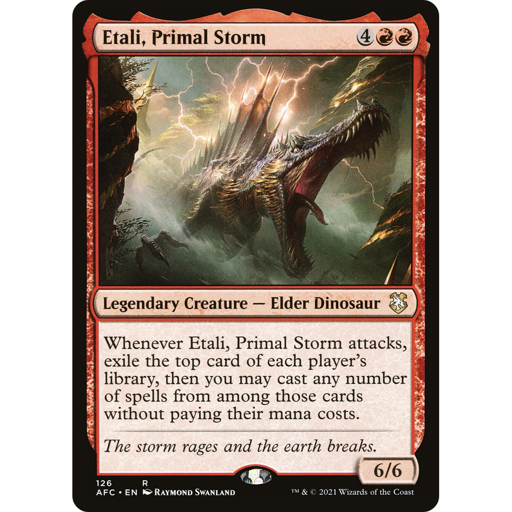 Etali, Primal Storm (AFC-126) - Forgotten Realms Commander