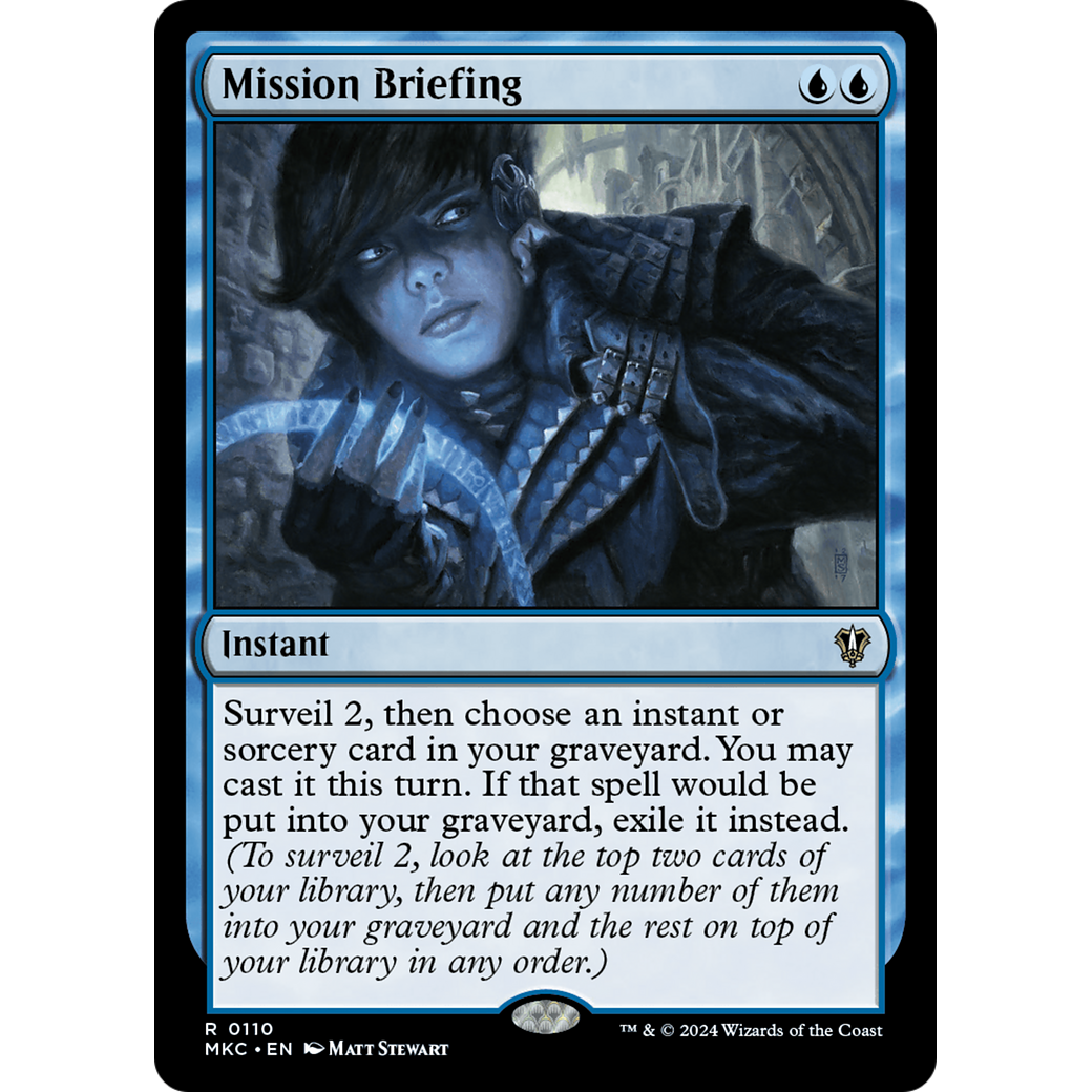 Mission Briefing (MKC-110) - Murders at Karlov Manor Commander