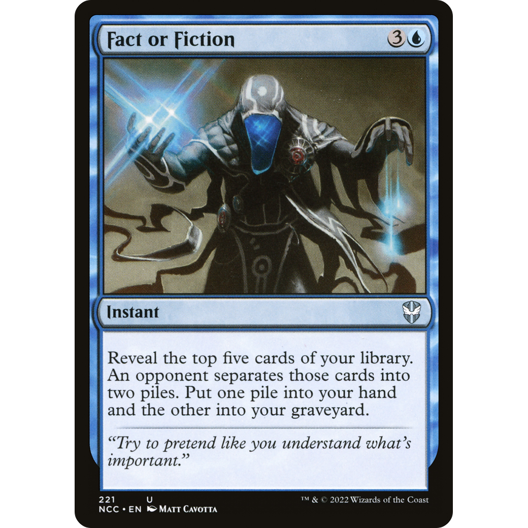 Fact or Fiction (NCC-221) - New Capenna Commander