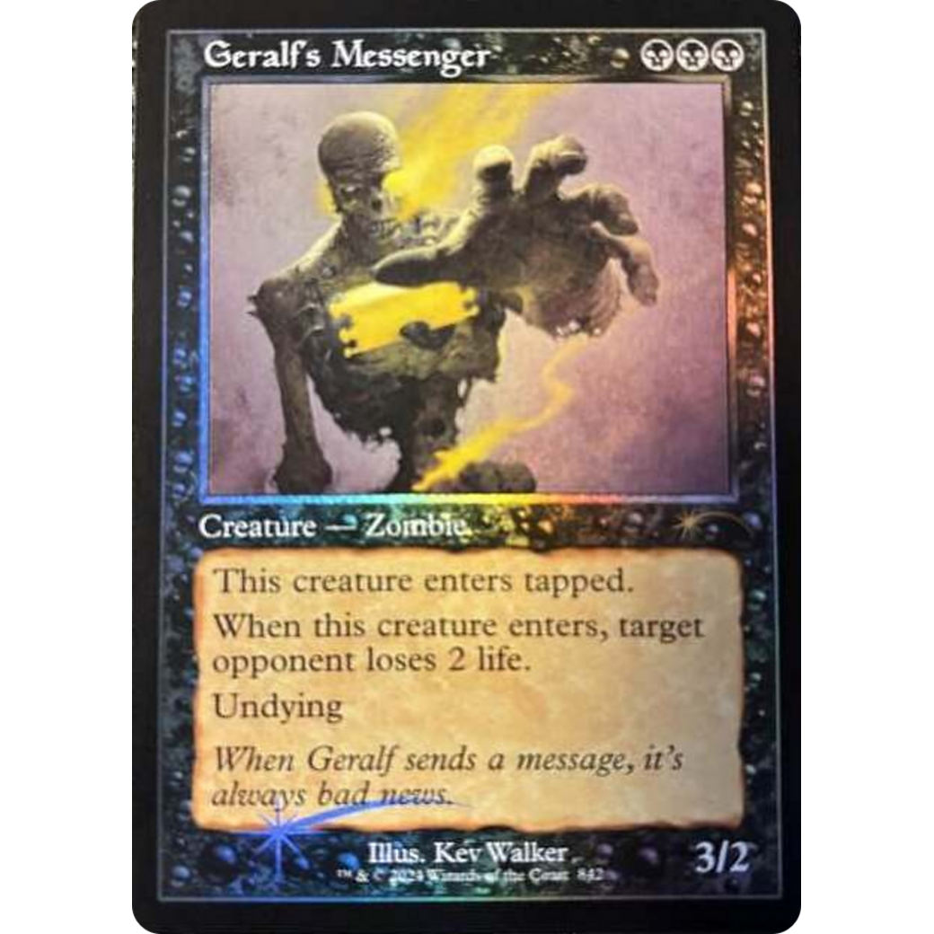 Geralf's Messenger (842) (Retro Frame) (SLD-842) - Secret Lair Drop Foil