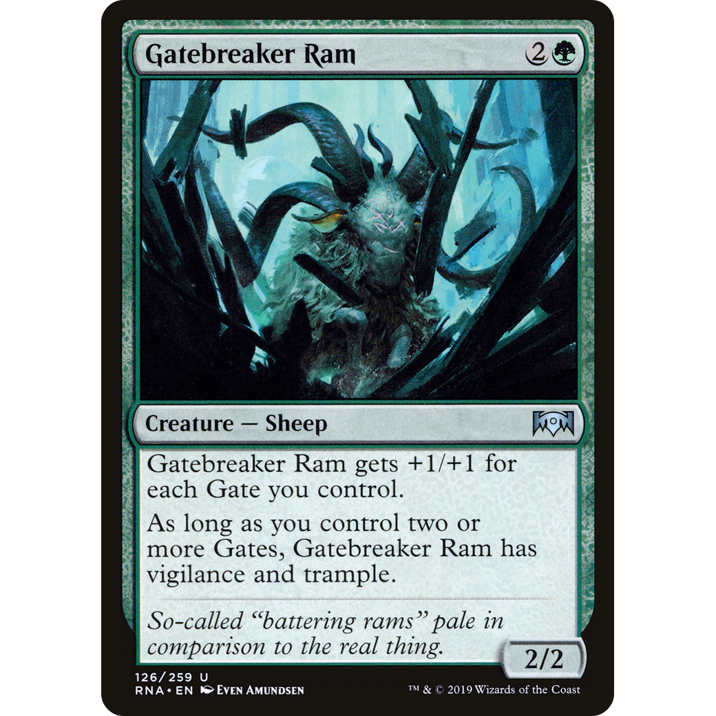 Gatebreaker Ram (RNA-126) - Ravnica Allegiance Foil