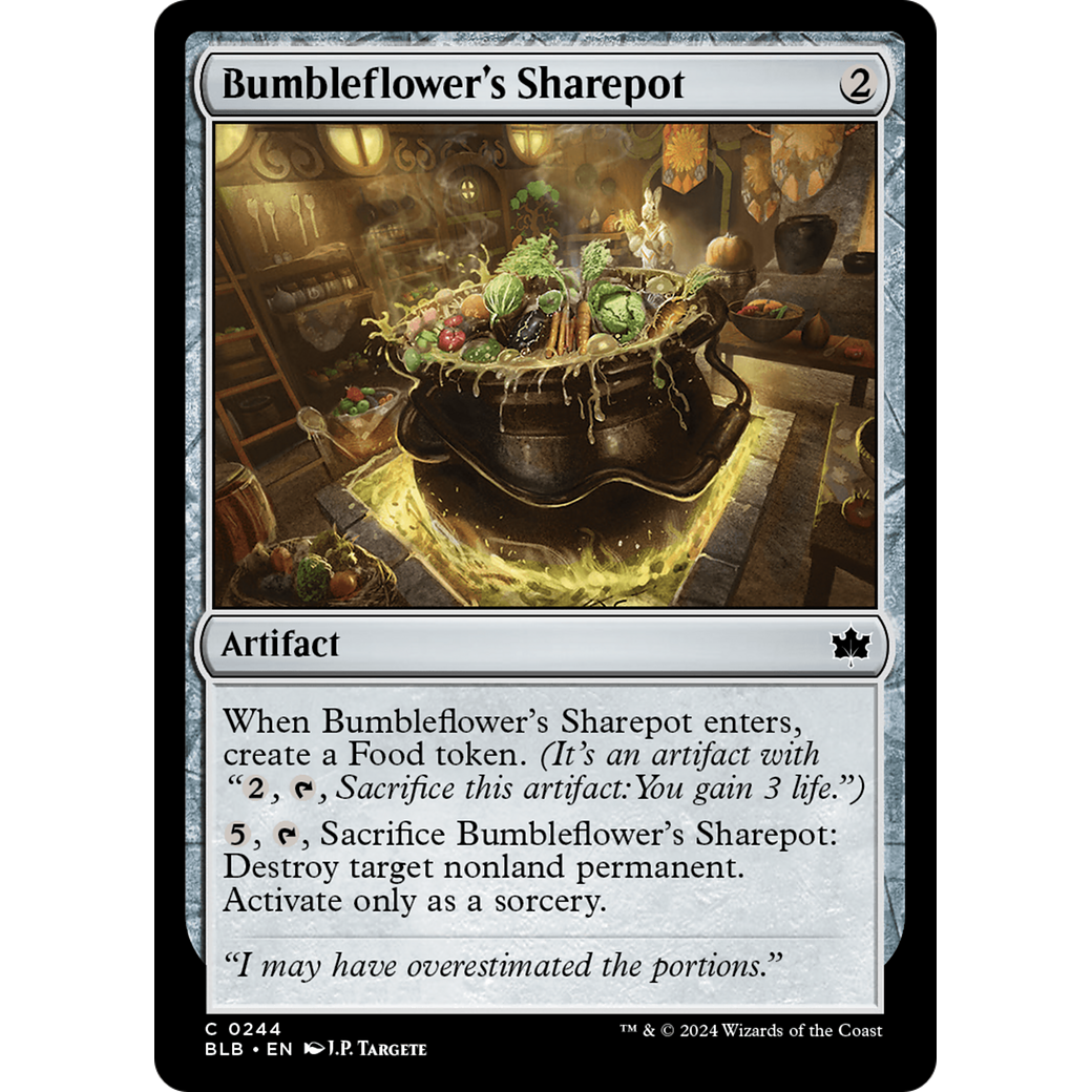Bumbleflower's Sharepot (BLB-244) - Bloomburrow Foil