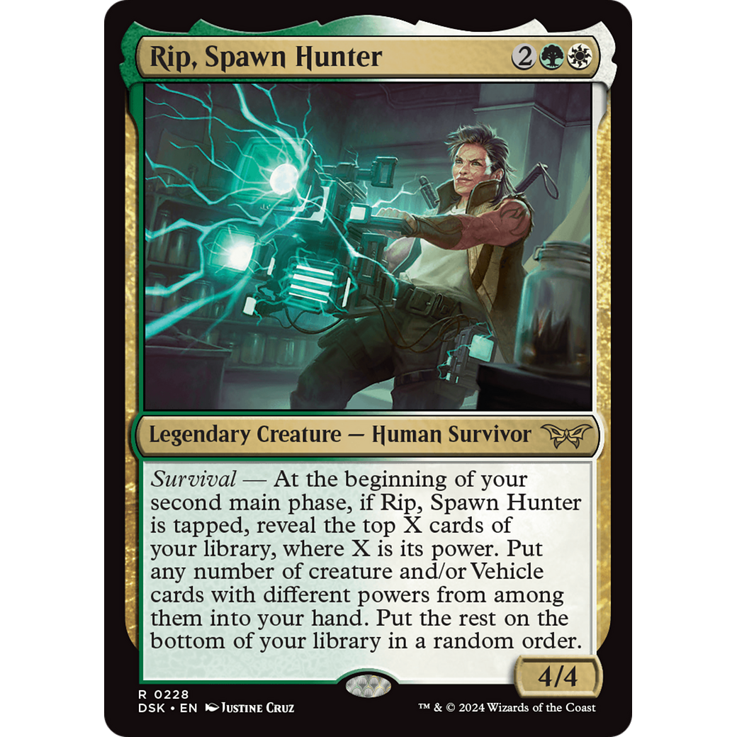 Rip, Spawn Hunter (DSK-228) - Duskmourn: House of Horror Foil