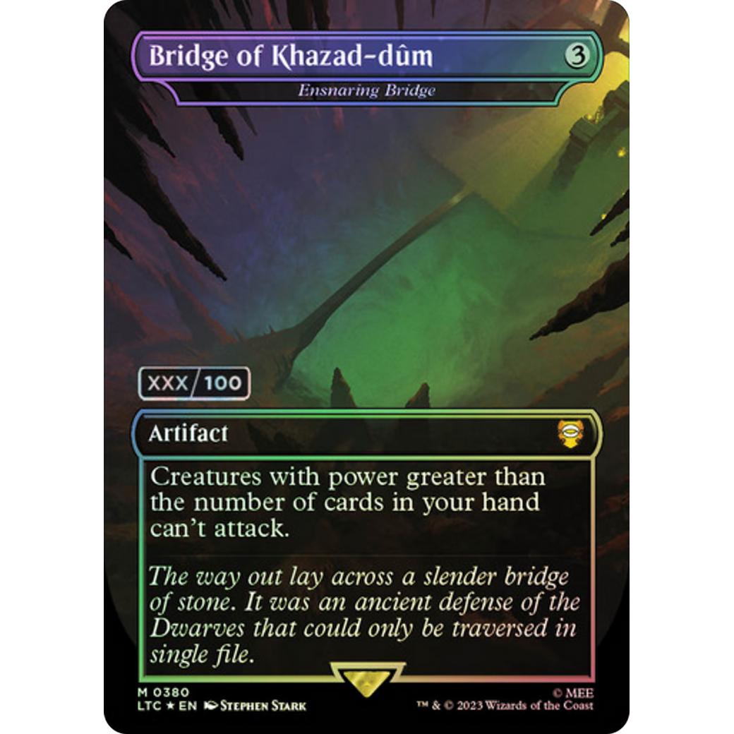 Ensnaring Bridge (LTC-380Z) - Tales of Middle-earth Commander / Bridge of Khazad-dûm (Borderless) Foil