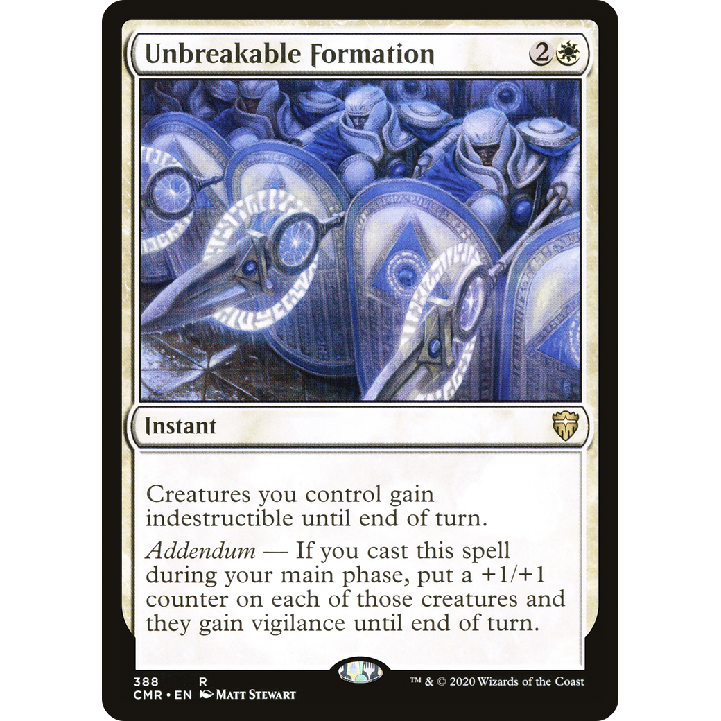 Unbreakable Formation (CMR-388) - Commander Legends
