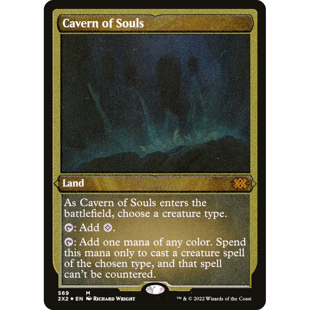 Cavern of Souls (Foil Etched) (2X2-569) - Double Masters 2022 Foil