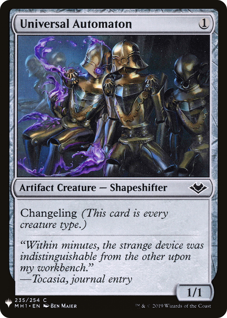 Universal Automaton (MH1) (LIST-235) - The List