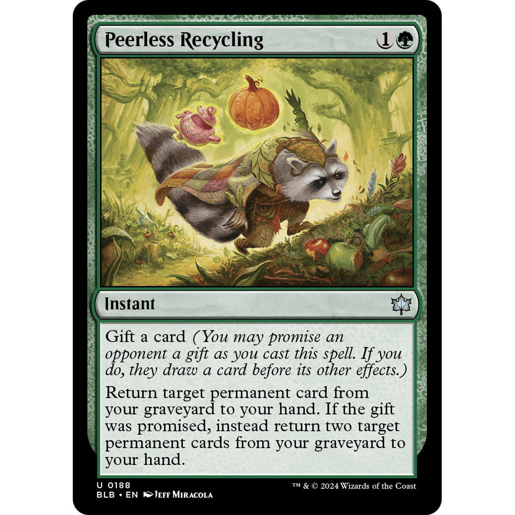Peerless Recycling (BLB-188) - Bloomburrow Foil