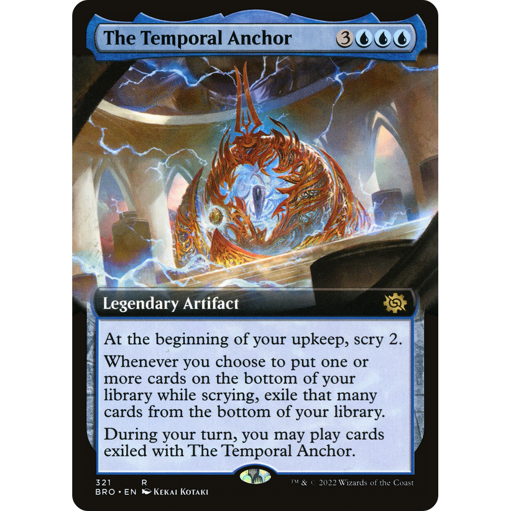 The Temporal Anchor (Extended Art) (BRO-321) - The Brothers' War: (Extended Art) Foil