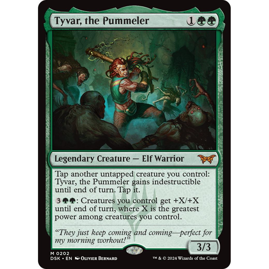 Tyvar, the Pummeler (DSK-202) - Duskmourn: House of Horror Foil