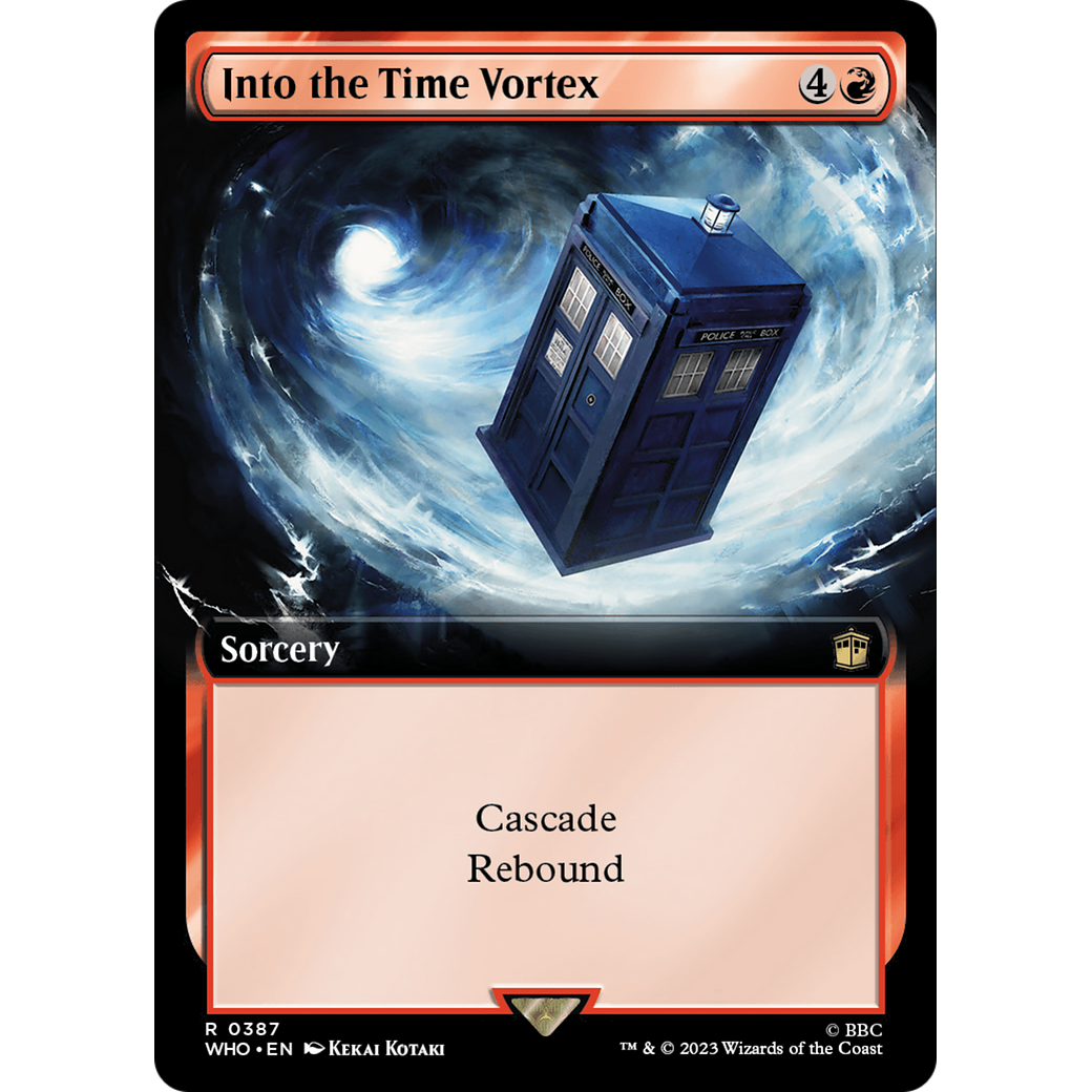 Into the Time Vortex (Extended Art) (WHO-387) - Doctor Who: (Extended Art)