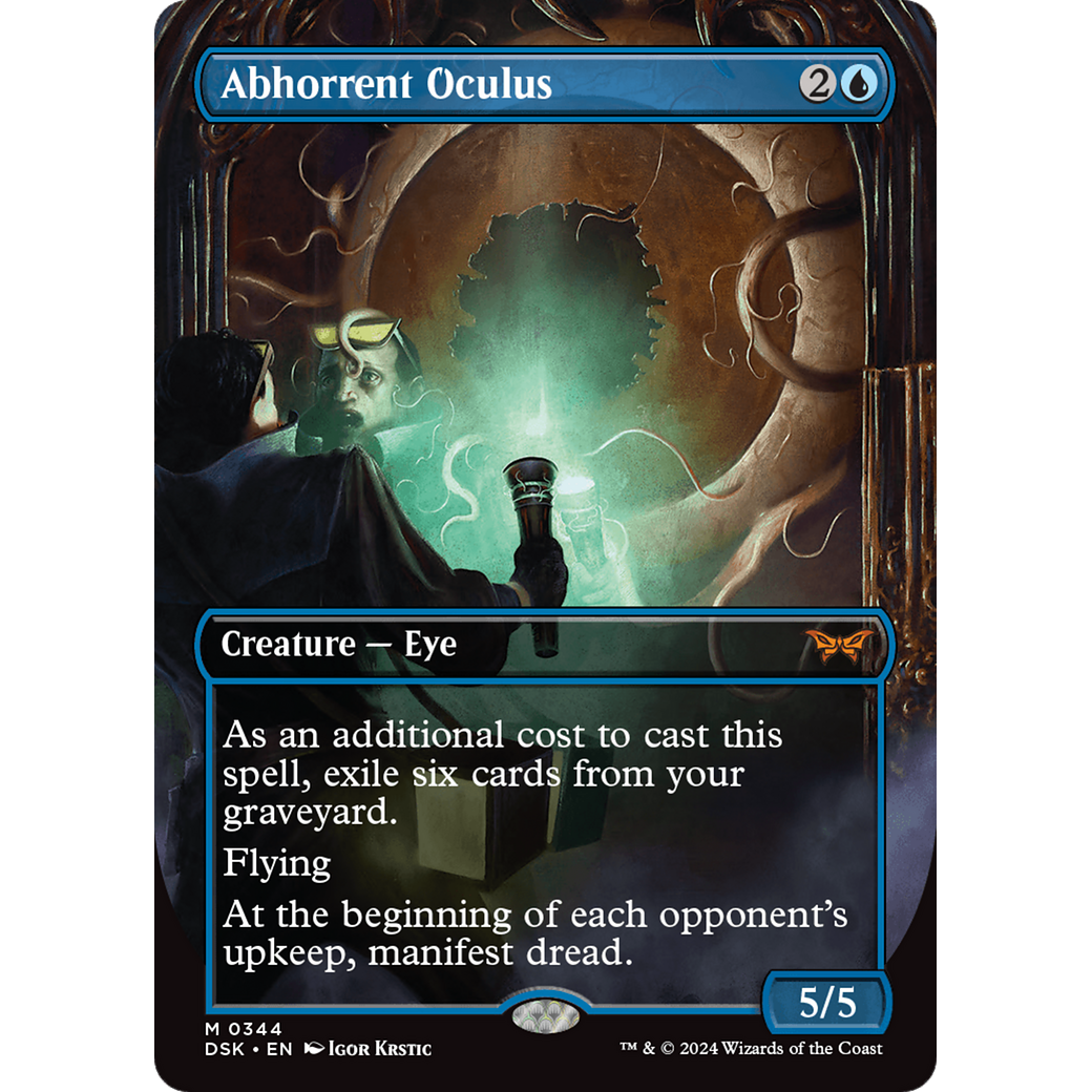 Abhorrent Oculus (DSK-344) - Duskmourn: House of Horror (Borderless) Foil