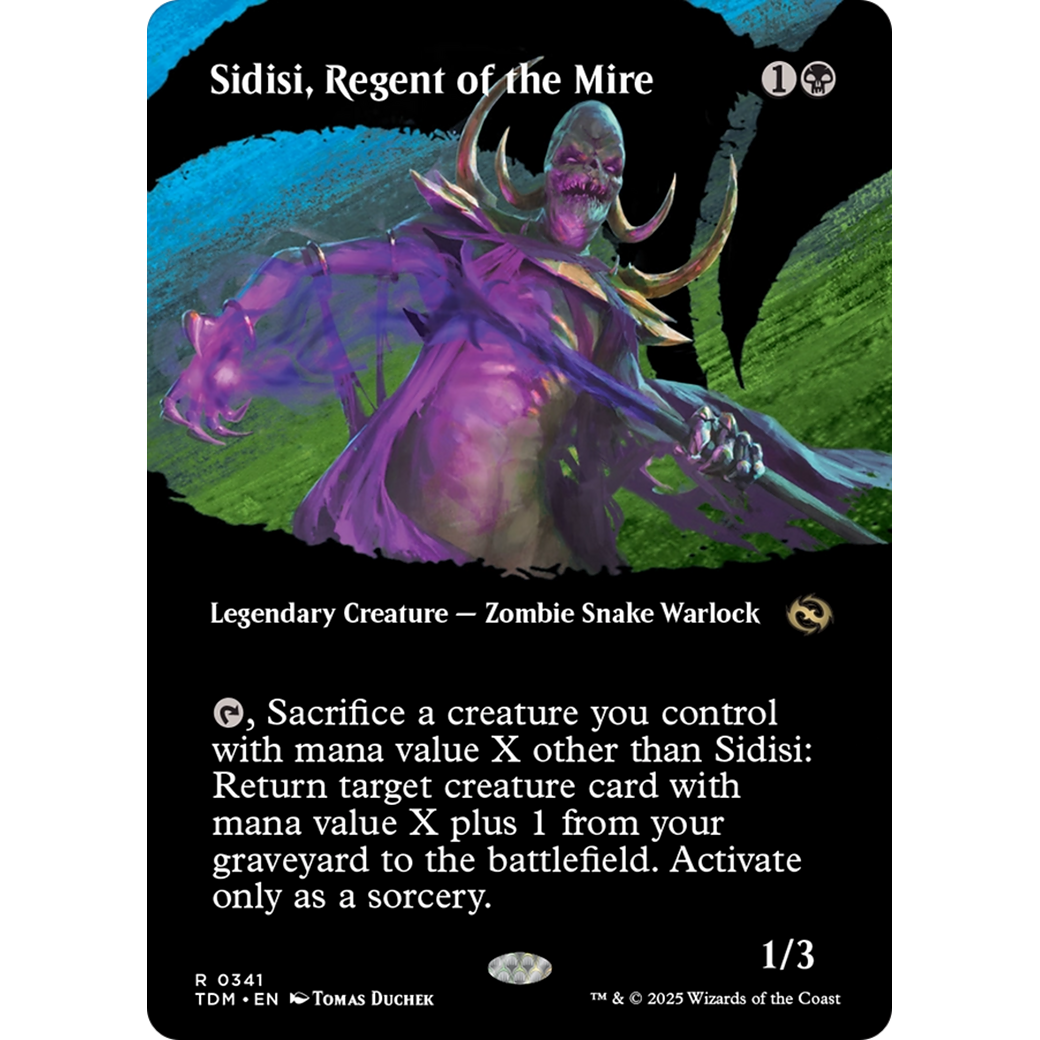 Sidisi, Regent of the Mire (TDM-341) - Tarkir: Dragonstorm: (Showcase) (Borderless)