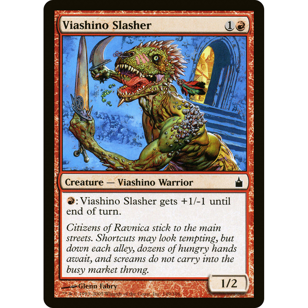 Viashino Slasher (RAV-149) - Ravnica: City of Guilds Foil
