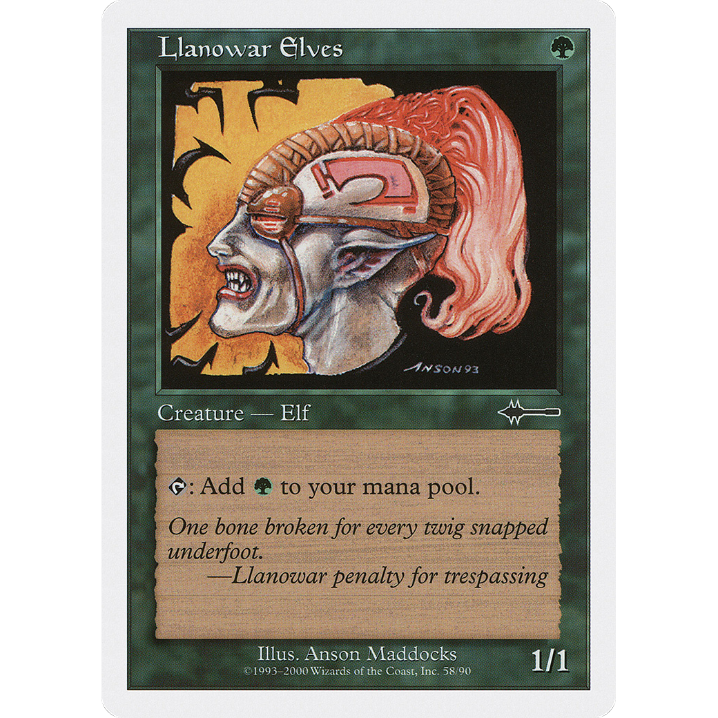 Llanowar Elves (BTD-058) - Beatdown Box Set