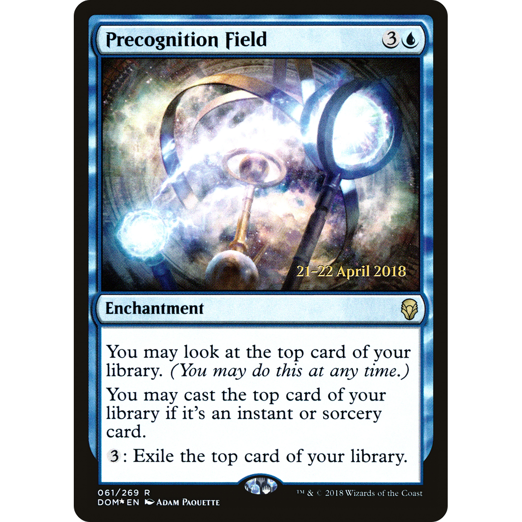 Precognition Field (PRE-061) - Dominaria Promos Foil