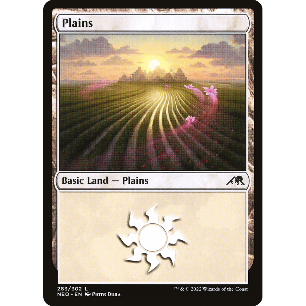 Plains (NEO-283) - Kamigawa: Neon Dynasty