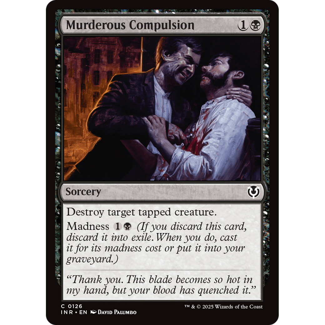 Murderous Compulsion (INR-126) - Innistrad Remastered