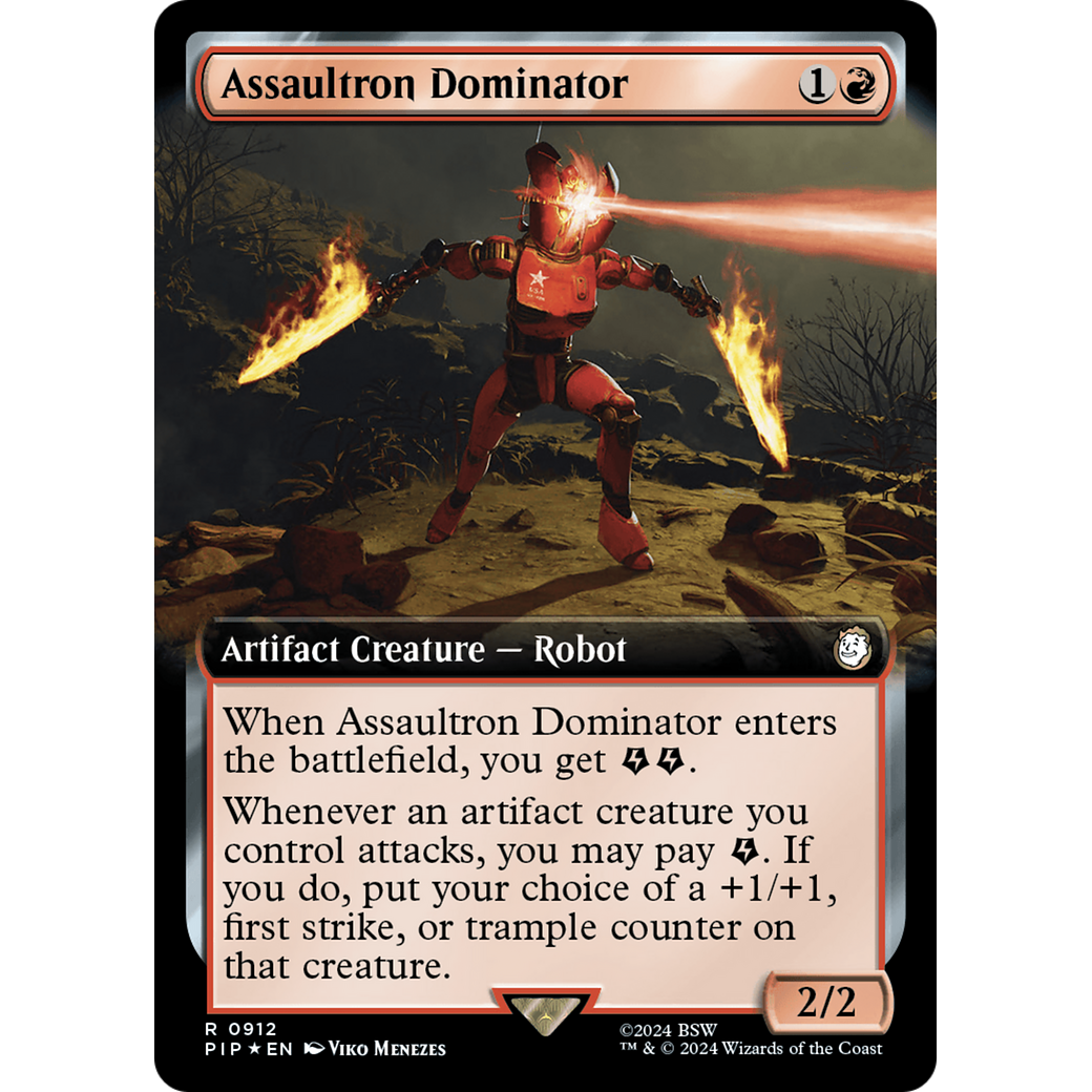 Assaultron Dominator (PIP-912) - Fallout: (Extended Art) Foil