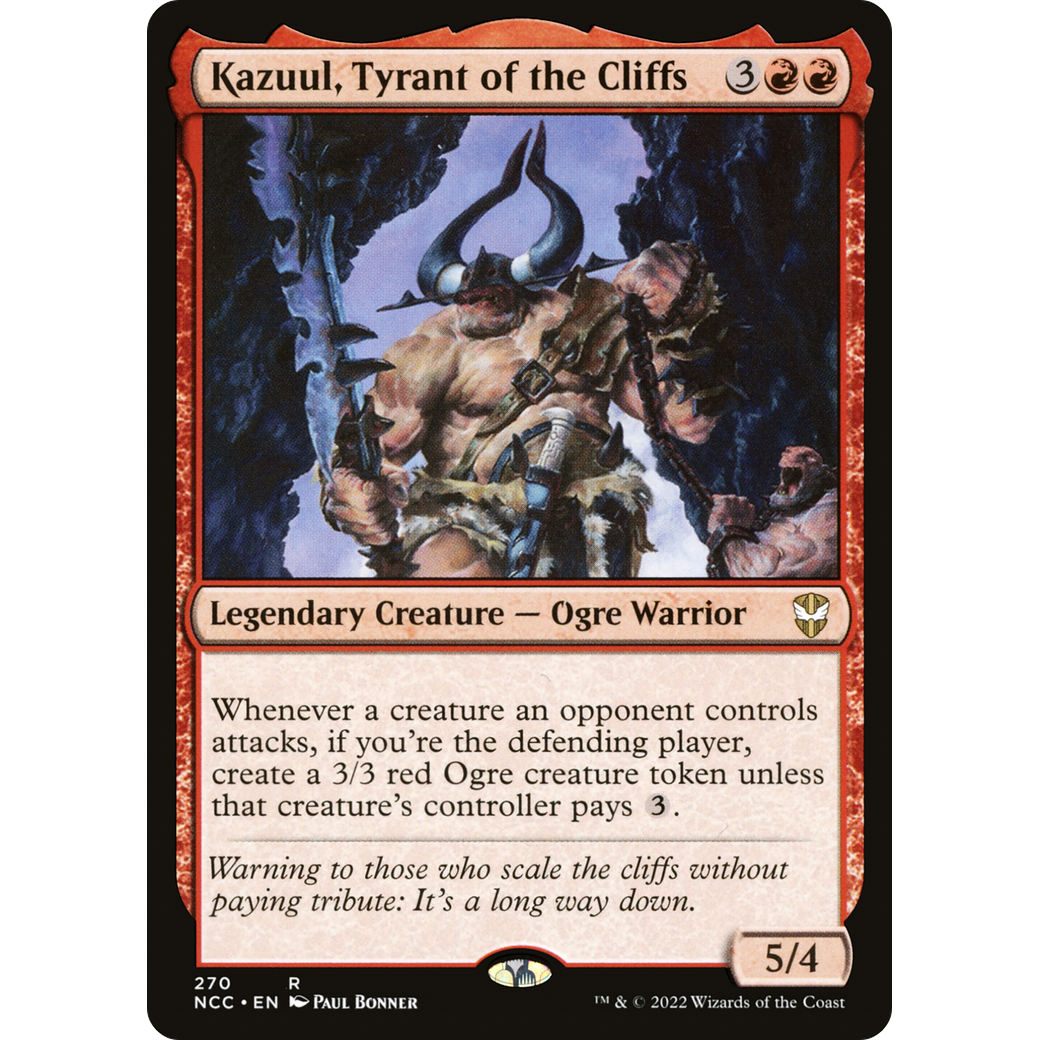 Kazuul, Tyrant of the Cliffs (NCC-270) - New Capenna Commander