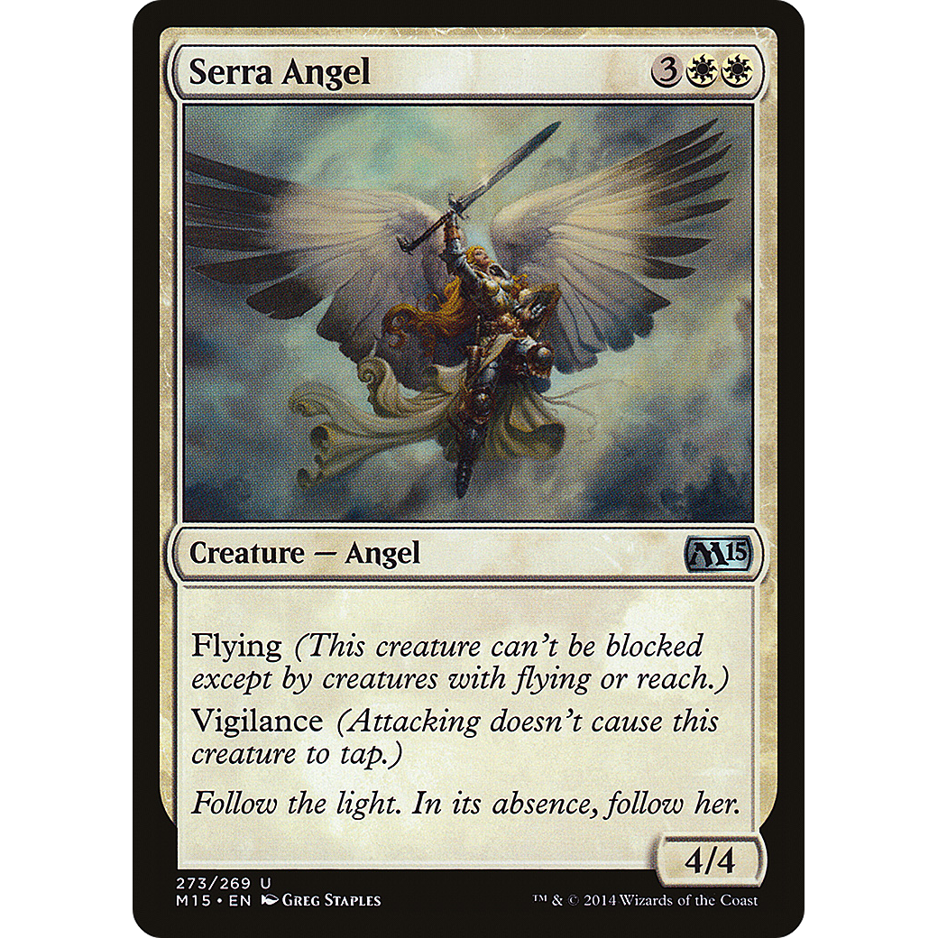Serra Angel (M15-273) - Magic 2015