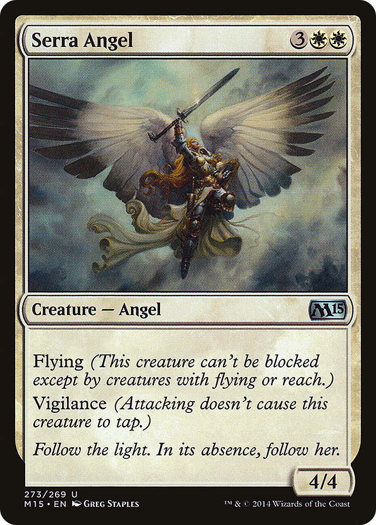 Serra Angel (M15-273) - Magic 2015 Foil