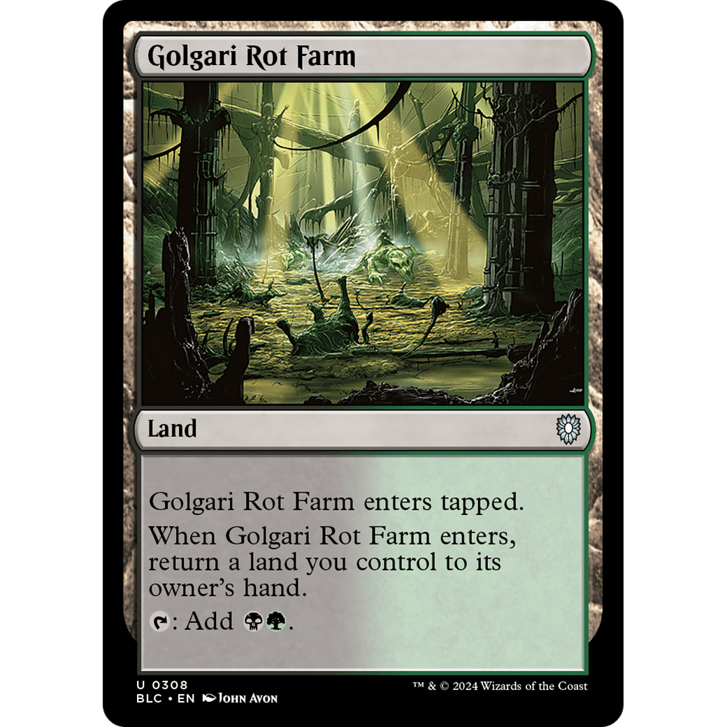 Golgari Rot Farm (BLC-308) - Bloomburrow Commander