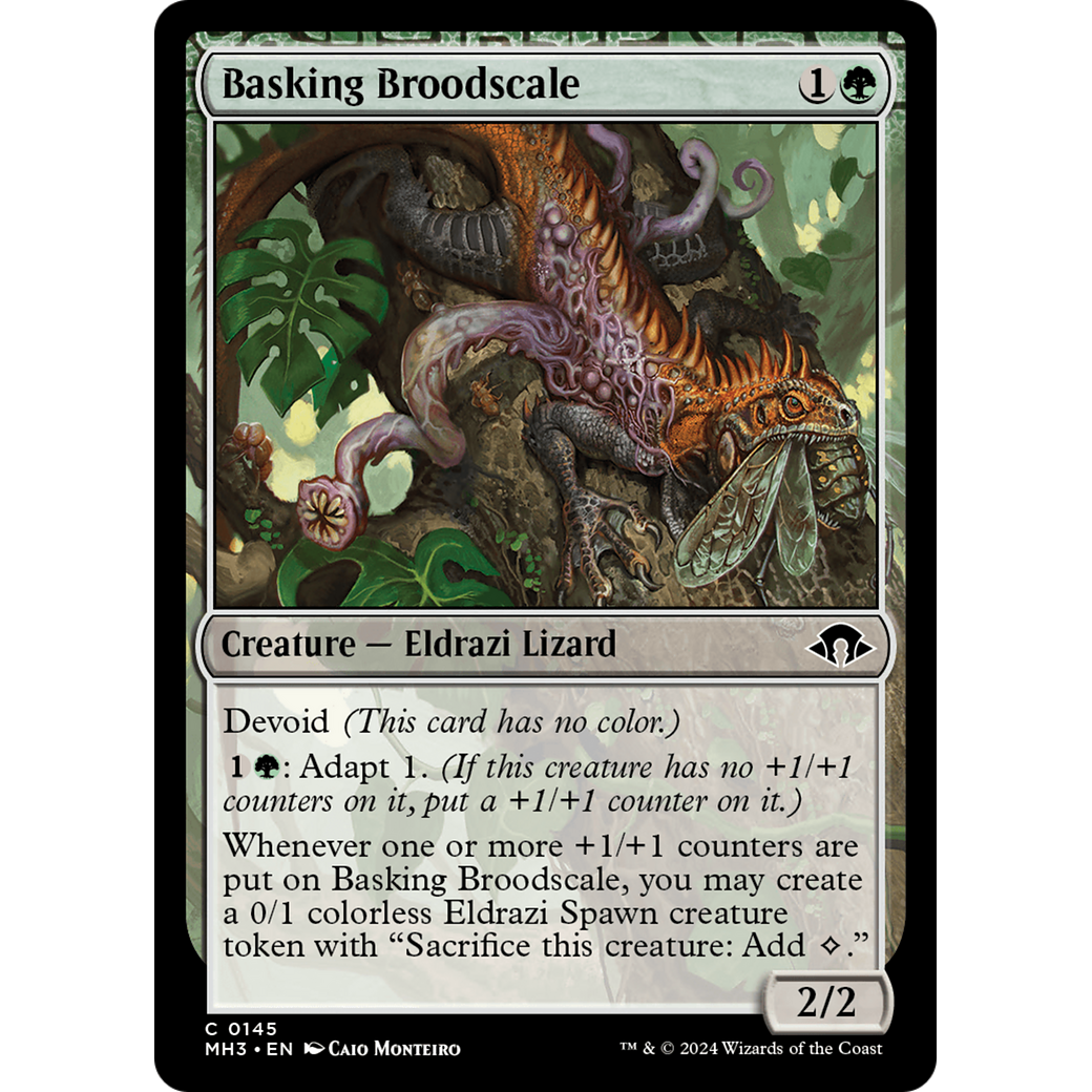 Basking Broodscale (MH3-145) - Modern Horizons 3: (devoid) Foil