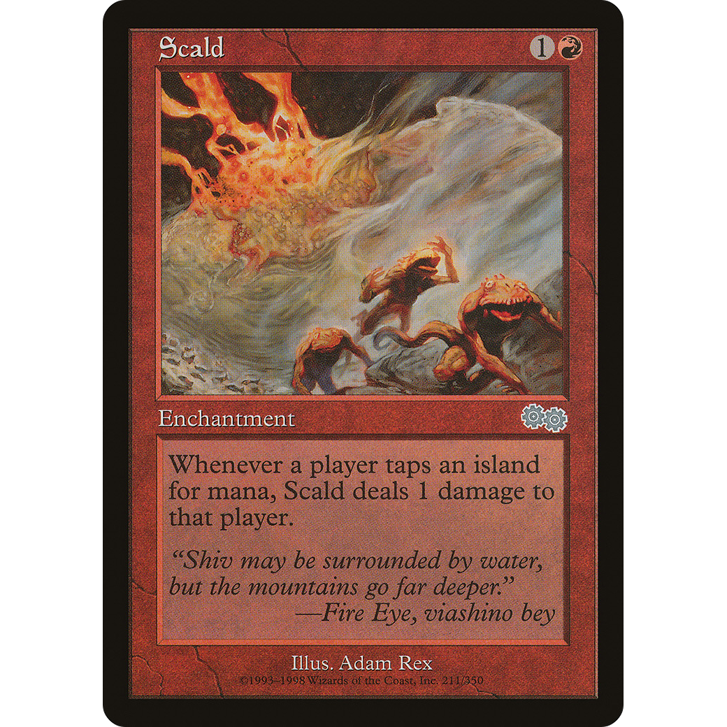 Scald (USG-211) - Urza's Saga