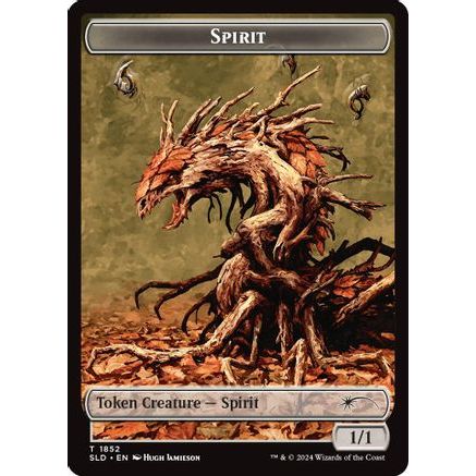 Spirit (SLD) // Shapeshifter (KHM) Double-sided Token (SLD-1852 // 8) - Secret Lair Drop Series