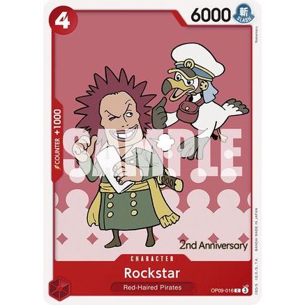 Rockstar (OP09-016) - Emperors in the New World: 2nd Anniversary Tournament Cards