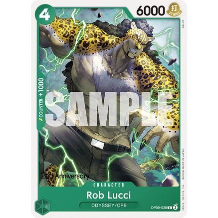 Rob Lucci (038) (OP09-038) - Emperors in the New World: 2nd Anniversary Tournament Cards