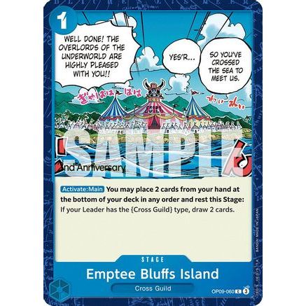 Emptee Bluffs Island (OP09-060) - Emperors in the New World: 2nd Anniversary Tournament Cards